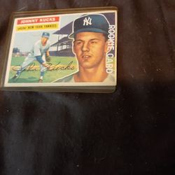Johnny kucks Baseball Card