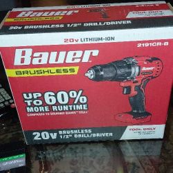 Bauer 20V Cordless, 1/2 in. Drill/Driver Kit with 1.5 Ah Battery and Charger