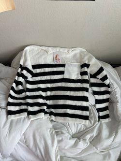Pretty Garden Striped Knitted Long Sleeve