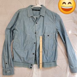 UNIQLO LEMAIRE Denim Shirt Jacket M Size for Men Travel Outdoor School Youth Adult