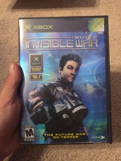 Deus Ex: Invisible War Microsoft Xbox 2003 Complete in Box with manual 
- Tested Works