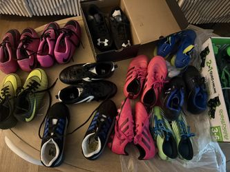 Soccer Cleats Or Basball ( Some Are New ) Selling Them All Together