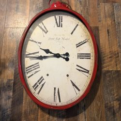Huge Vintage Style Clock About 3ft Tall