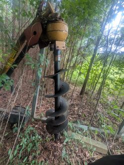 Post hole digger with PTO