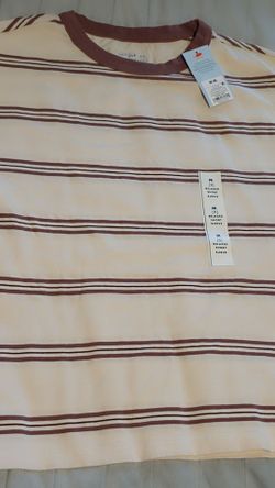 Cat & Jack Kids Striped T-Shirt Size M (8)