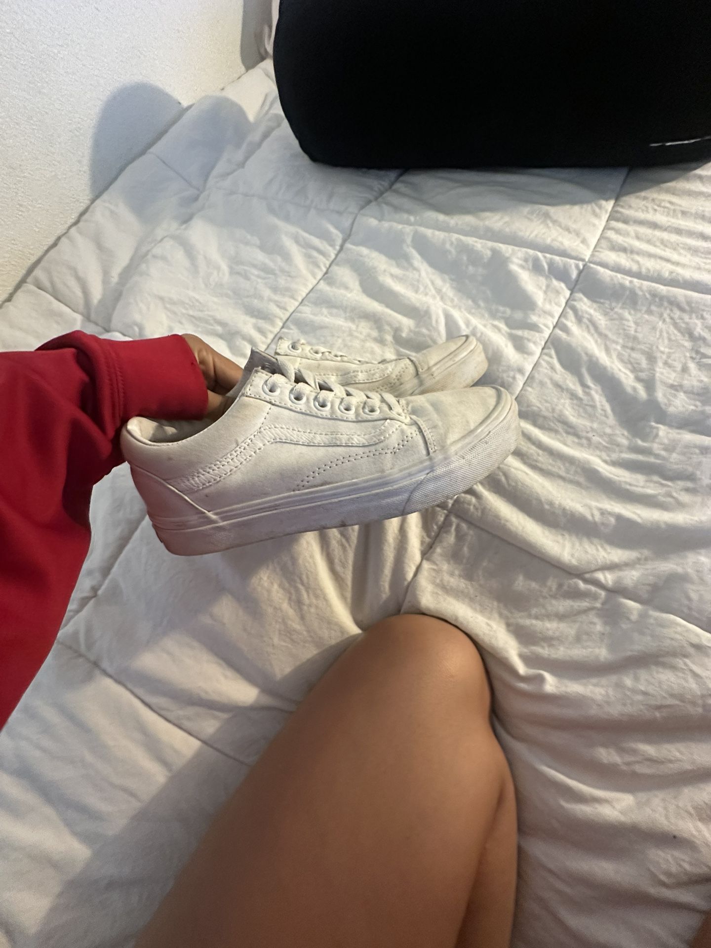 White Vans Size 6.5
