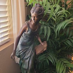 Bronze 27" statue