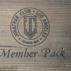 Jonathan Club Los Angeles Member Pack Box