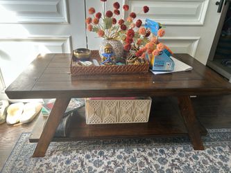 Walnut coffee table