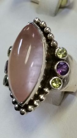 8.75....sterling silver.. Ring....