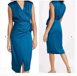 Veronica Beard Clarissa Cerulean Dress
