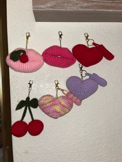 Crochet keychains