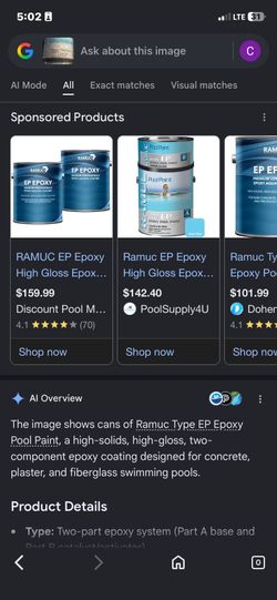 Epoxi for pools