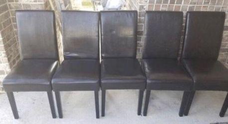 5 chairs good condition