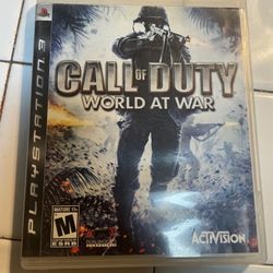 PS3 Call Of Duty World At War
