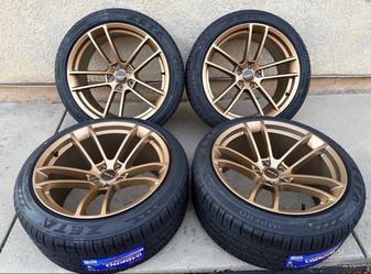 20x9.5 20x11 BRONZE SRT HELLCAT WHEELS RIMS TIRES CHARGER CHALLENGER RED EYE 392