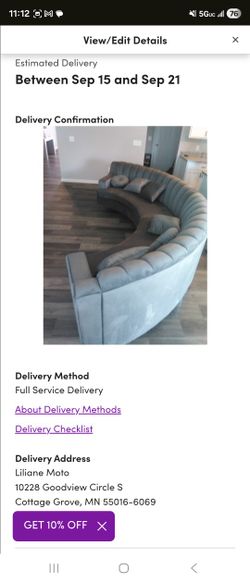 Sectional Sofa From Wayfair