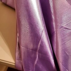 Lavender Color Satin  Fabric 3 Yards Ling, 45" Wide