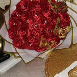 Eternal Ribbon Flowers