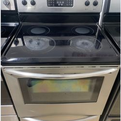 Frigidaire glasstop stainless steel stove