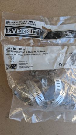 New steel clamps
