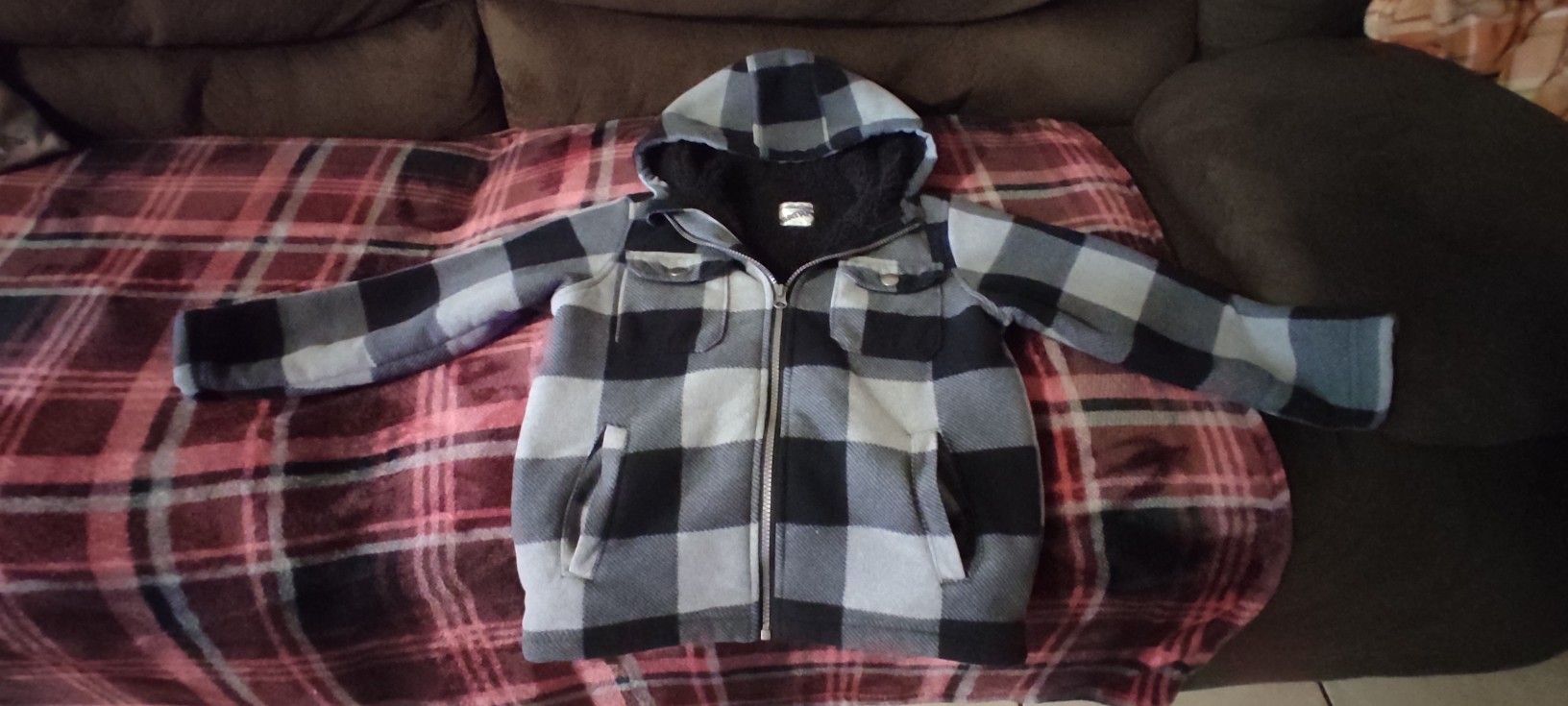 Boy's Old Navy Jacket Sherpa Lined Size 7/8 $10