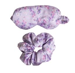 LoveShackFancy x Target - Goody Happy Thoughts Eye Mask + Scrunchie 2CT Hibiscus