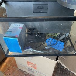 2 Aquariums With Stuff To Run Them