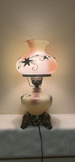 Vintage Hollywood Regency Falkenstein Victorian Gothic Gone Wind Hurricane Lamp