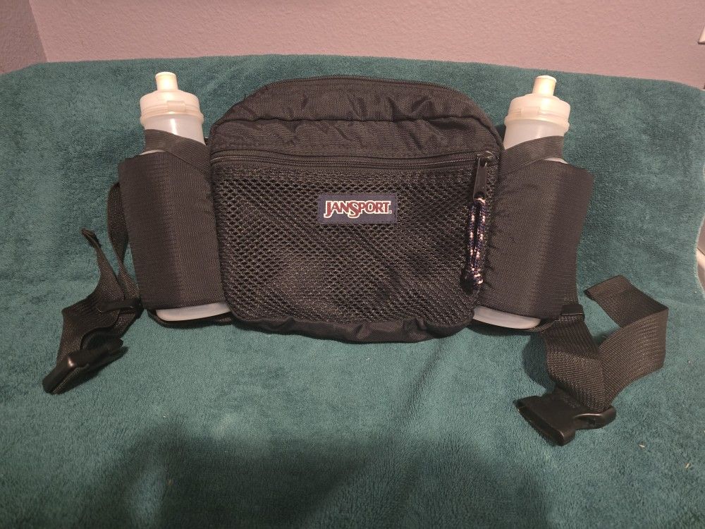 Jansport Hiking Fannypack With 2 Bottles