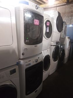 MAYTAG front load washer and dryer set working perfectly