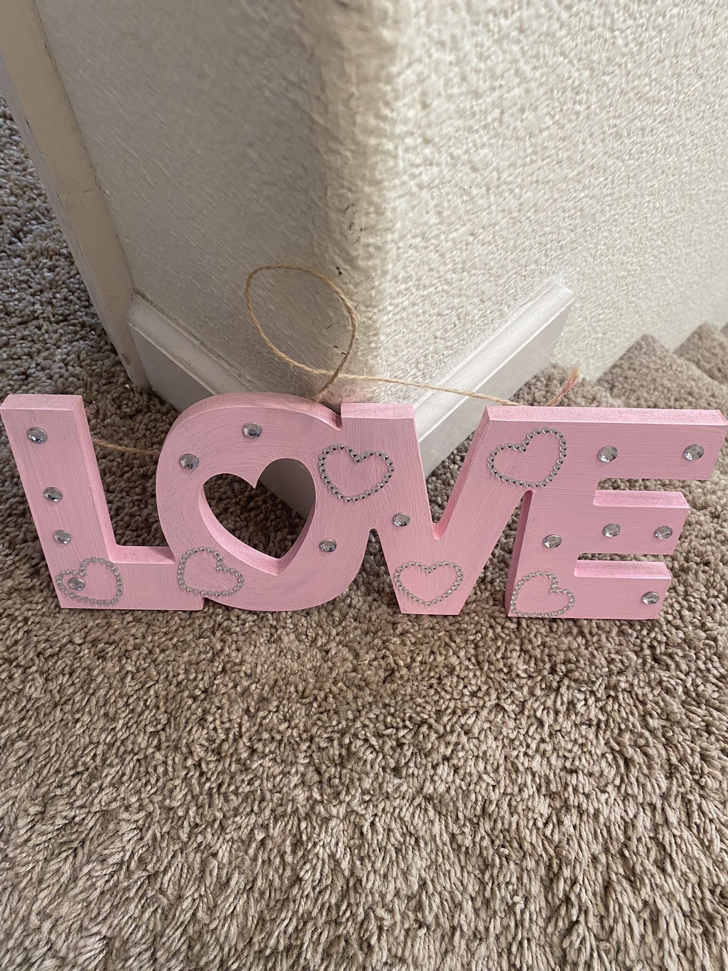 Wooden Love Sign
