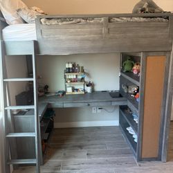 Sleep And Study Loft Bed - Pottery Barn