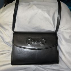 Authentic Gucci 1955 small leather handbag