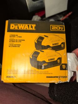 DeWalt 20v 2pack battery