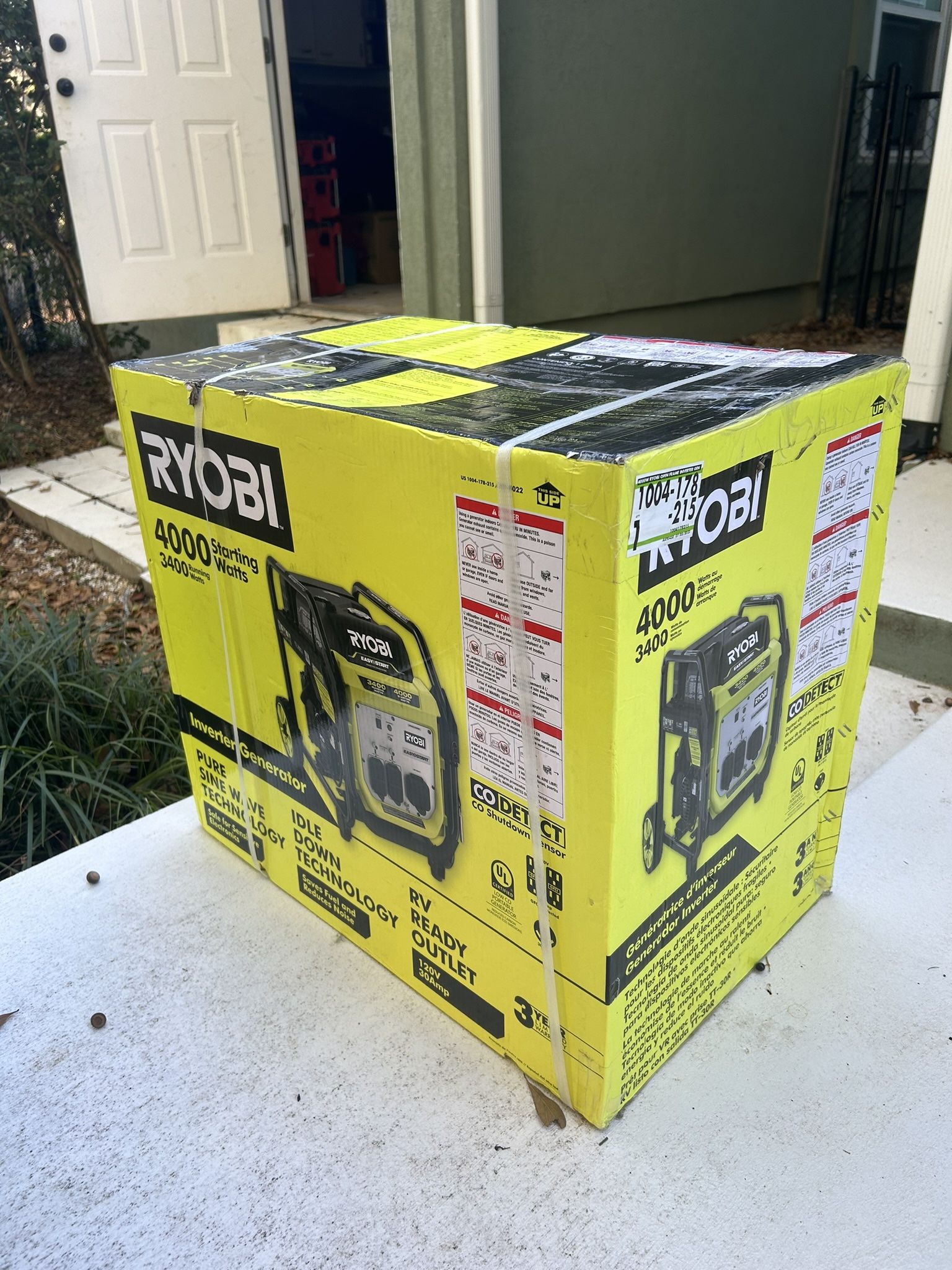 RYOBI Gas Powered Generator For Sale (brand new in box never opened)