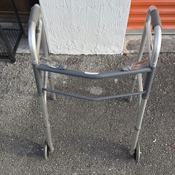 Folding Walker with Wheels – Adjustable Height