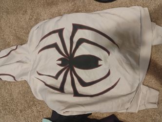 White Spider Graphic Crewneck Sweatshirt