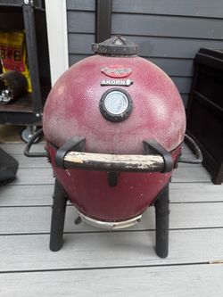 Akorn Jr Smoker Grill like Big Green Egg Kamado