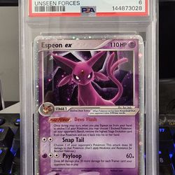 Espeon ex unseen forces psa 6