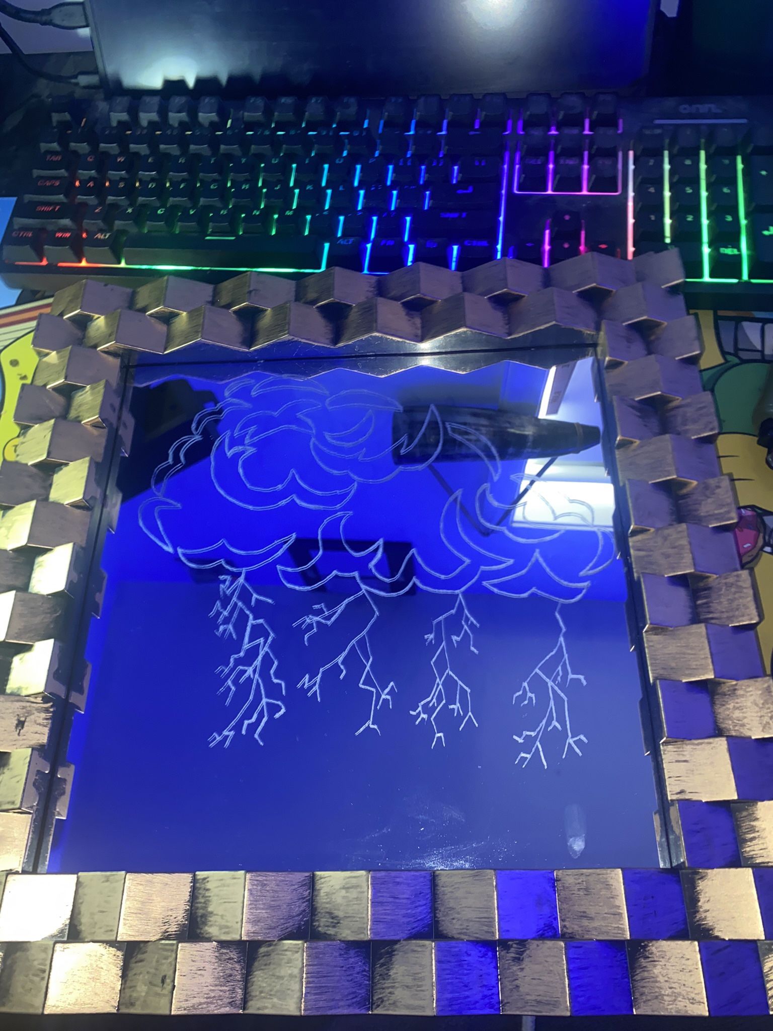 Etched Mirrors $30 Each