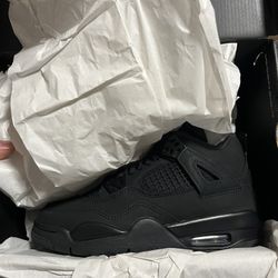 Jordan 4s Black Cats Youth Size 4