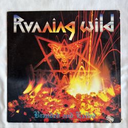 Running Wild Branded and Exiled LP Vinyl 12 inch Record combat heavy metal DMM