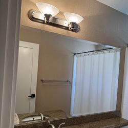 Beveled Mirror 60x 38 Like new 
