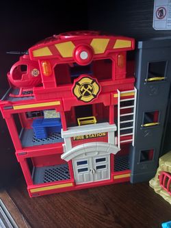 Fire station kids toy
