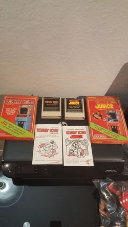Atari Nintendo Donkey Kong And Jr.