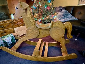 Handcrafted rocking horse