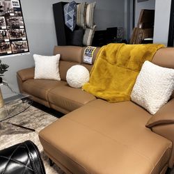 Genuine Leather Reclining Sofa! $1,849! Easy Financing 💙✅📦