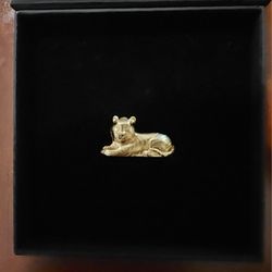 2022 Mongolia 1oz Silver Gold Gilded Charming Tiger