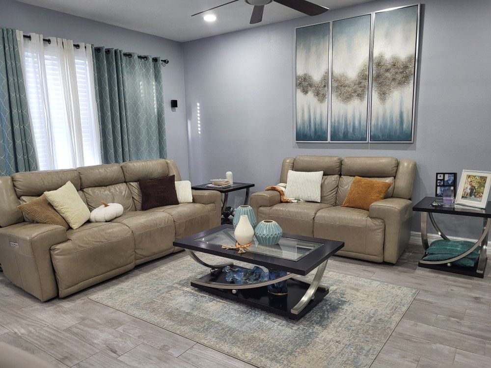 Leather Living Room Set 